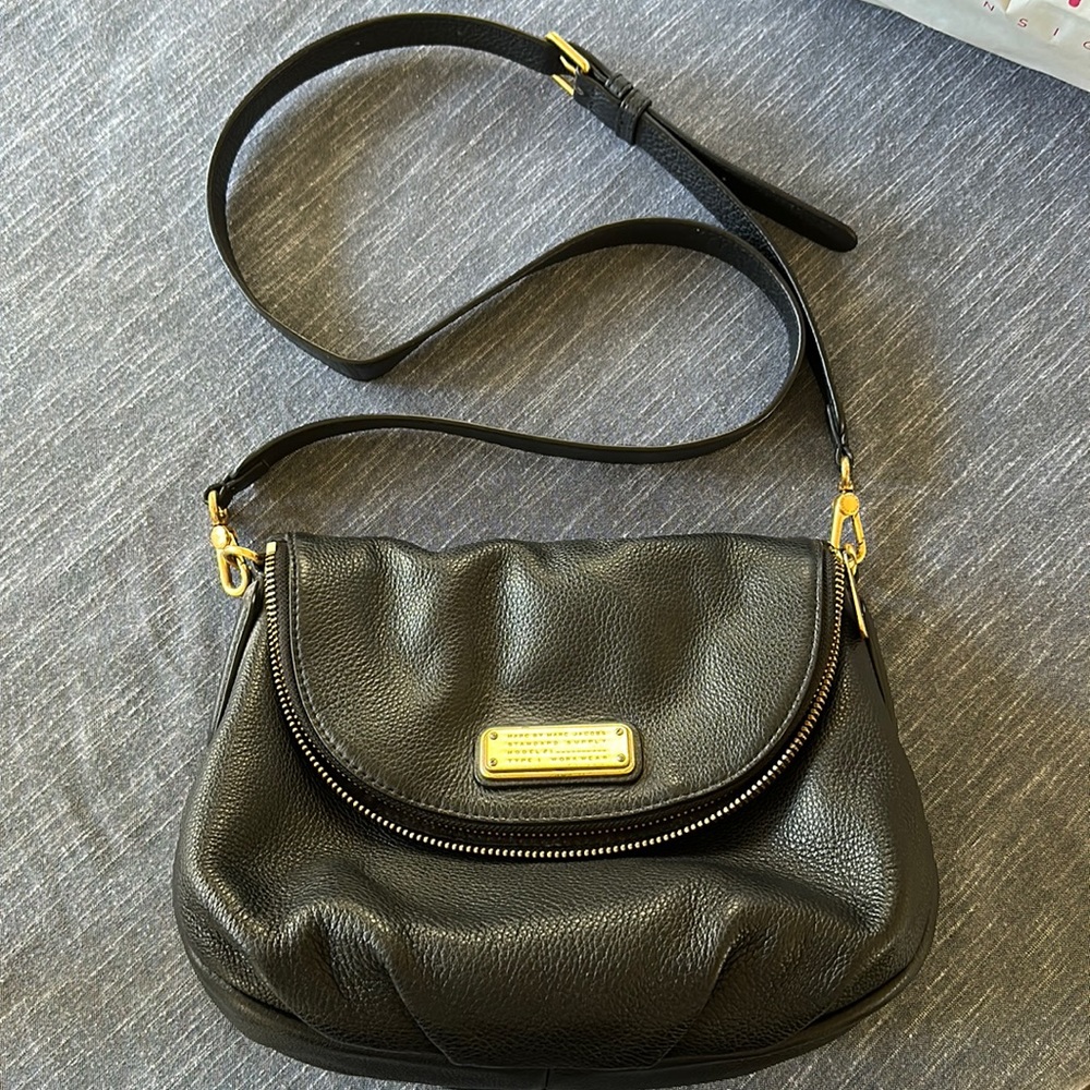 Marc Jacobs black leather crossbody